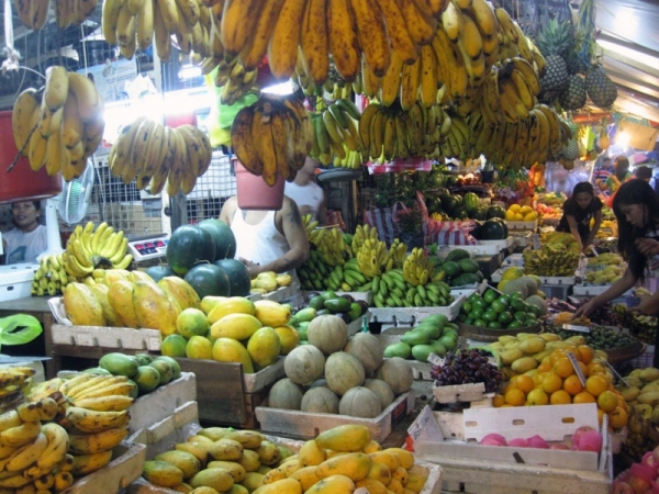 малазийские фруктовые рынки